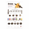 Instructions for building a custom hub with various components and color options on a white background.