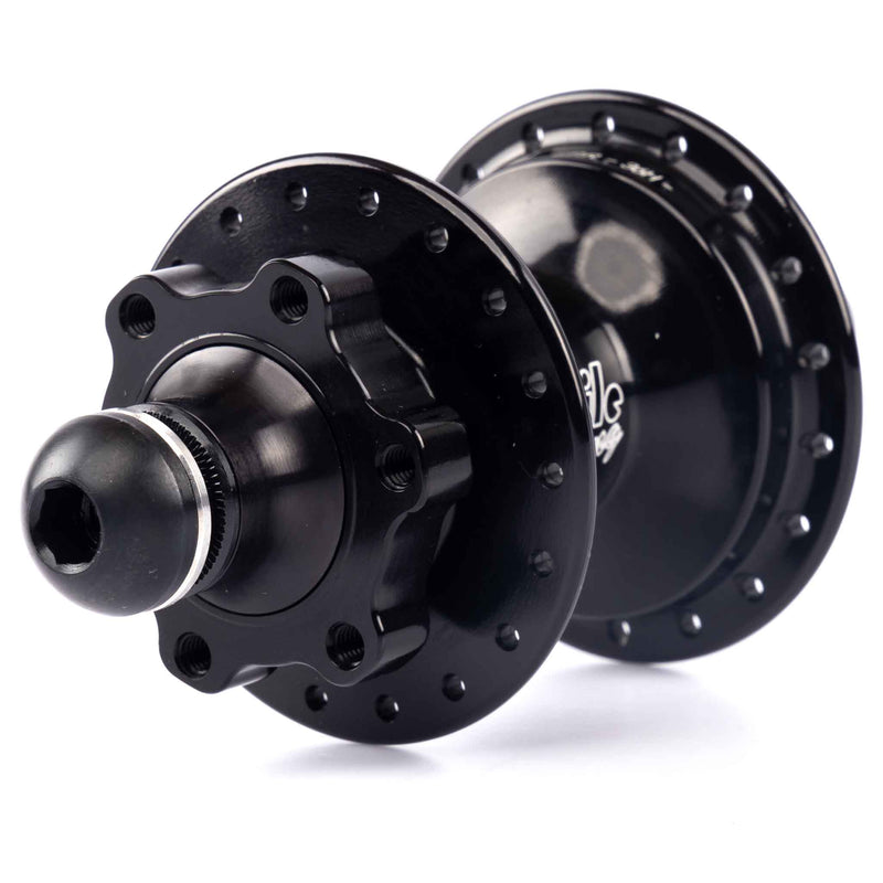 Profile RHD Elite Female Disc Hub - Black 9 Tooth 6 bolt mount