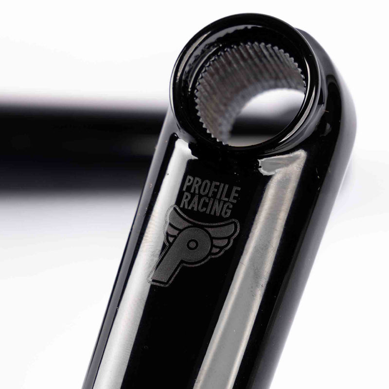 Profile No Boss Race Cranks - Black logo detail
