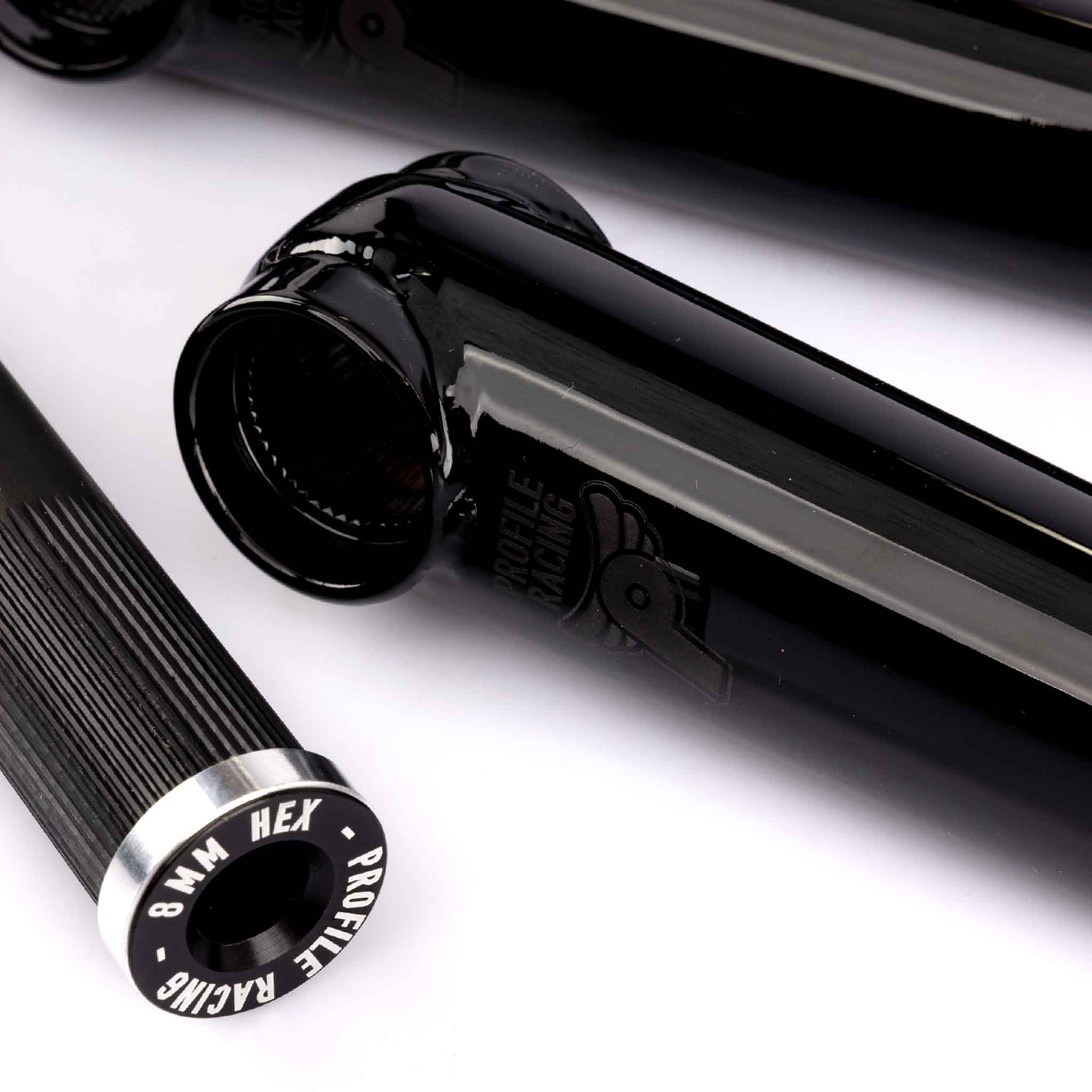 Profile Column Cranks Black | Profile BMX | Backyard BMX