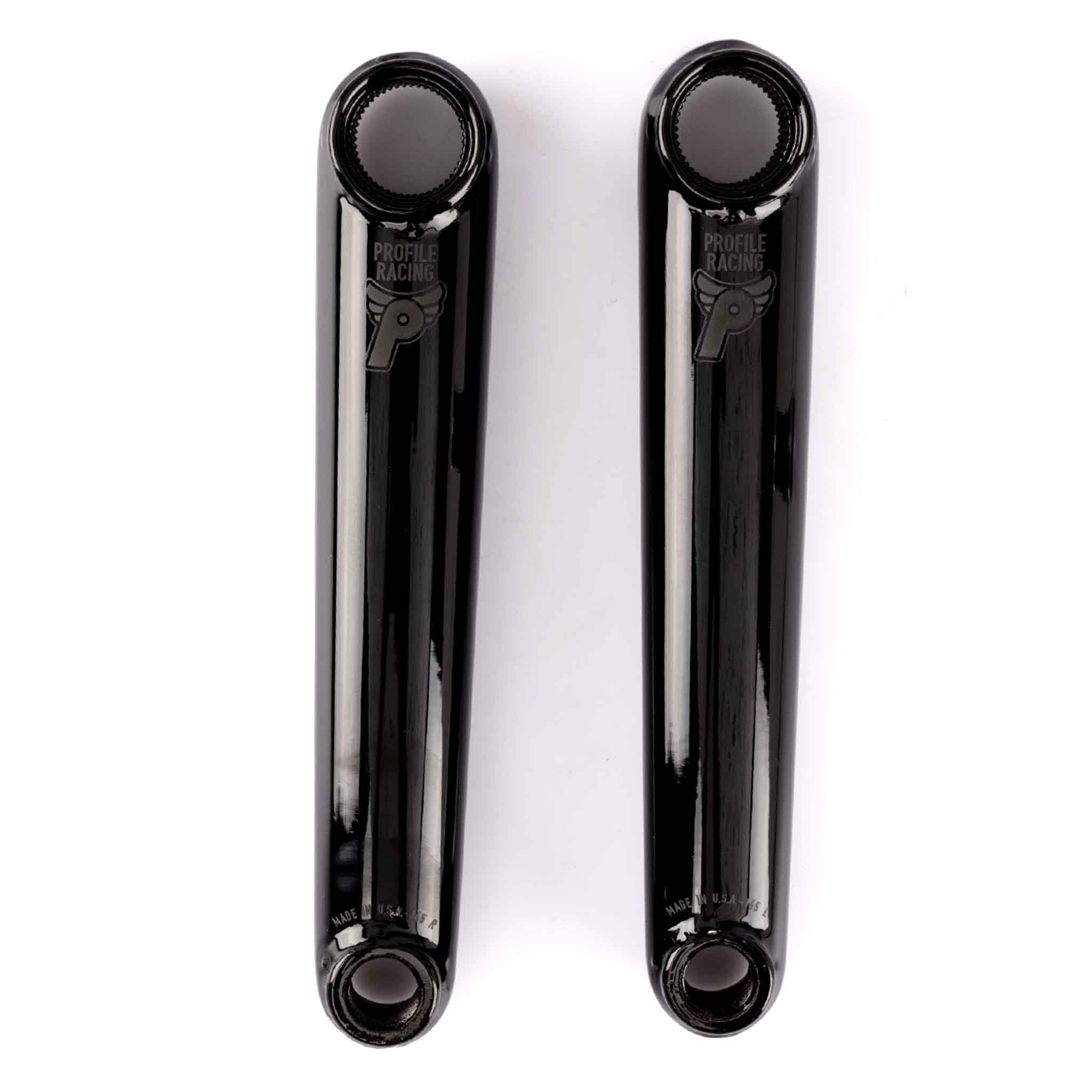Profile Column Cranks Black | Profile BMX | Backyard BMX