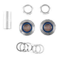 Profile Euro Internal Bottom Bracket Silver 19mm from above