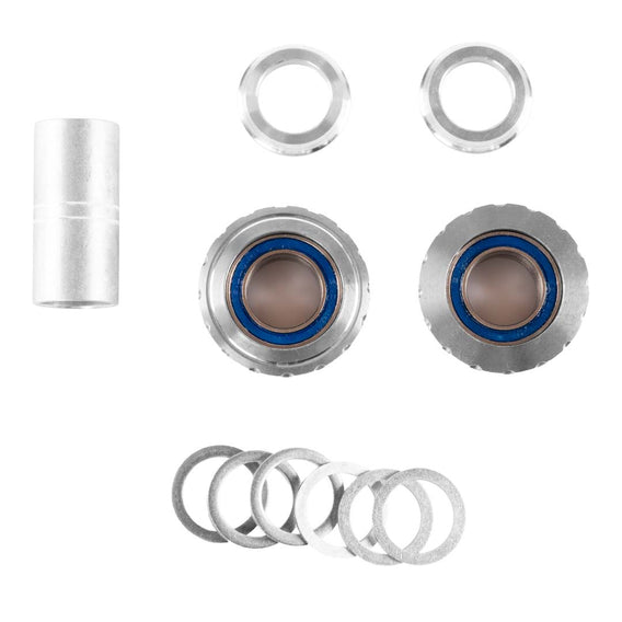 Profile Euro Internal Bottom Bracket Silver 19mm from above