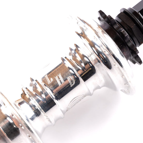 Profile LHD Mini Male Cassette Hub - Polished 9 Tooth