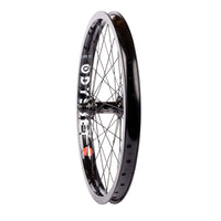 Profile Elite X Odyssey Hazard Lite Front Wheel Black front left view