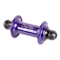 Profile Elite Front BMX Hub Purple 10mm  angle view