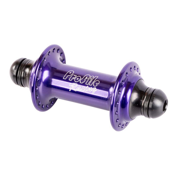Profile Elite Front BMX Hub Purple 10mm  angle view