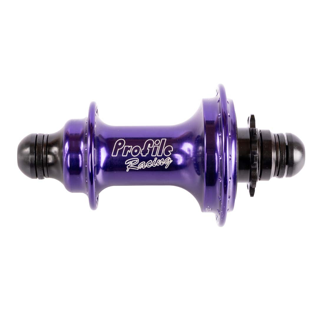 Profile RHD Elite Female Cassette Hub Purple 9 Tooth front view