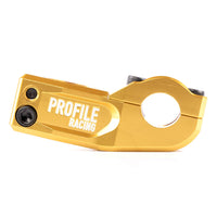 Profile Push Top Load Stem - Gold | Backyard UK BMX side view