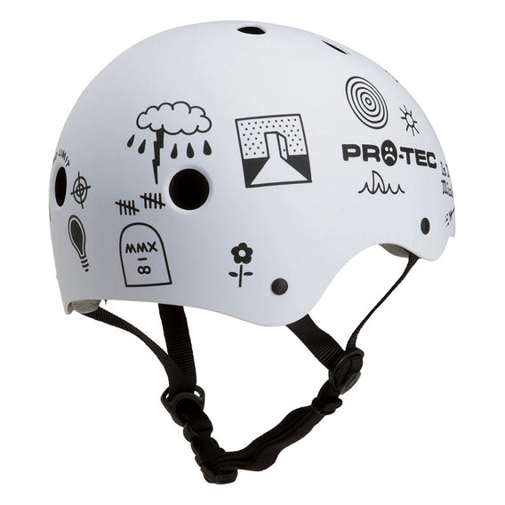 ProTec Classic Certified Cult Helmet - Matte White XL