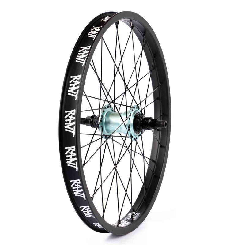 Rant Moonwalker RHD Freecoaster Wheel - Galactic Blue Hub with Black Rim