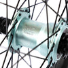 Rant Moonwalker RHD Freecoaster Wheel - Galactic Blue Hub with Black Rim hub close detail
