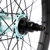 Rant Moonwalker RHD Freecoaster Wheel - Galactic Blue Hub with Black Rim DS axle