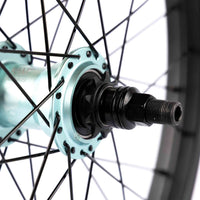 Rant Moonwalker RHD Freecoaster Wheel - Galactic Blue Hub with Black Rim DS axle
