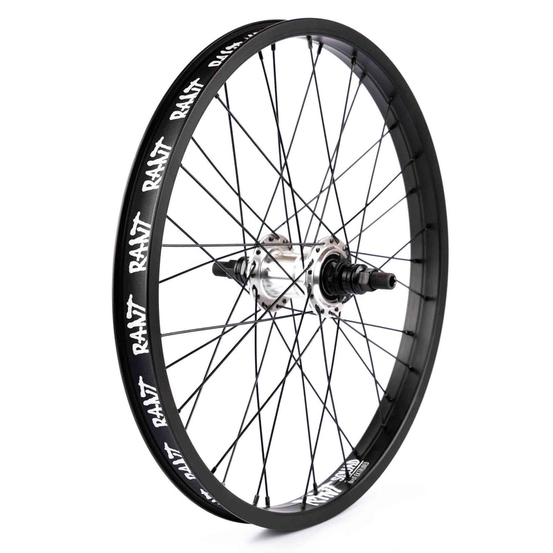 Rant Moonwalker RHD Freecoaster Wheel - Silver Hub with Black Rim