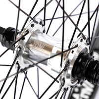 Rant Moonwalker RHD Freecoaster Wheel - Silver Hub with Black Rim hub