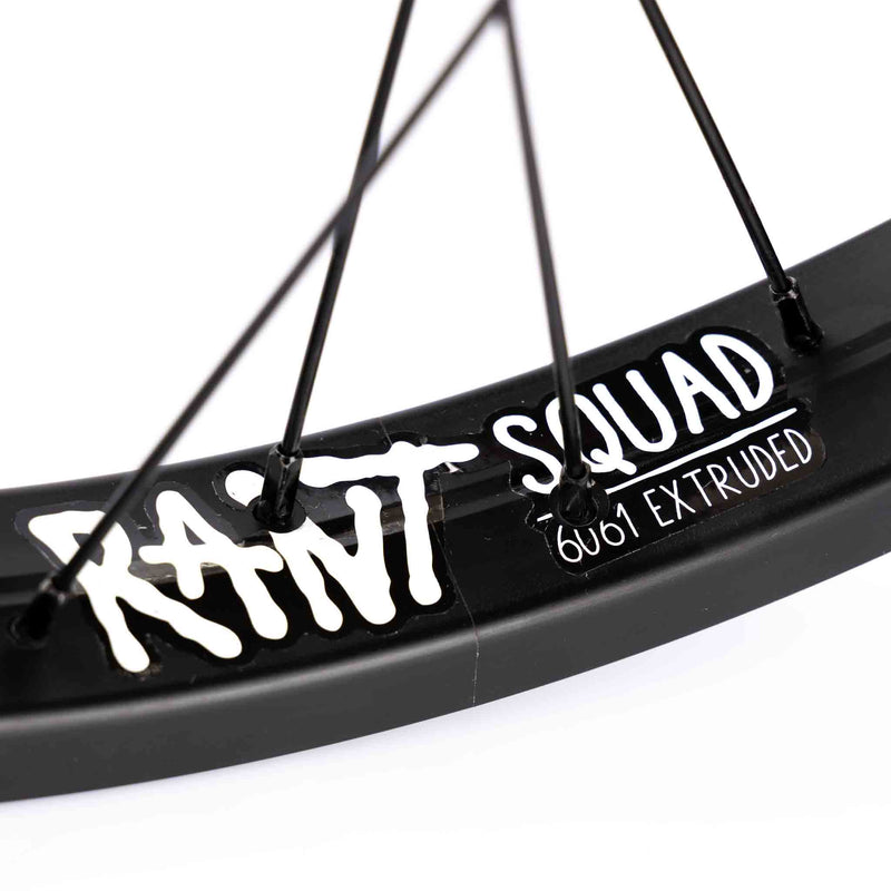 Rant Moonwalker RHD Freecoaster Wheel - Silver Hub with Black Rim rim