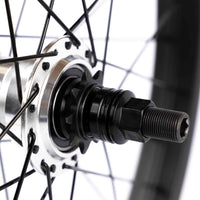 Rant Moonwalker RHD Freecoaster Wheel - Silver Hub with Black Rim axle