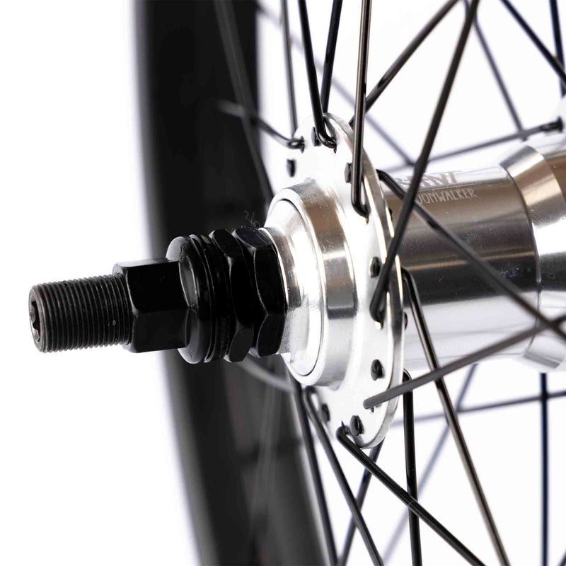 Rant Moonwalker RHD Freecoaster Wheel - Silver Hub with Black Rim NDS axle