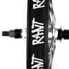 Rant Moonwalker RHD Freecoaster Wheel - Silver Hub with Black Rim rim tape