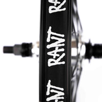 Rant Moonwalker RHD Freecoaster Wheel - Silver Hub with Black Rim rim tape