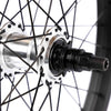 Rant Moonwalker RHD Freecoaster Wheel - Silver Hub with Black Rim DS axle