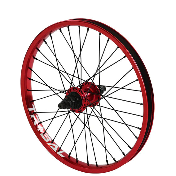 Tribal 18" RHD Cassette Rear Wheel - Red