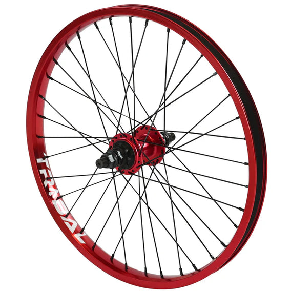 Tribal RHD Cassette Rear Wheel - Red