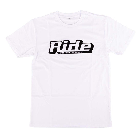 Ride UK BMX Classic Logo T-Shirt White