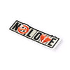 fiend bmx no love logo sticker small