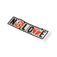 fiend bmx no love logo sticker small