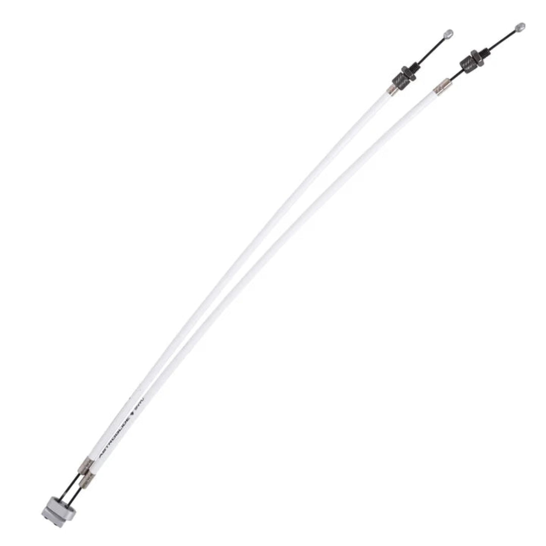 snafu astroglide upper top gyro cable white backyard bmx