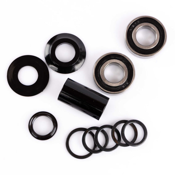 Snafu Mid Bottom Bracket - Black 19mm | BMX Bottom Bracket