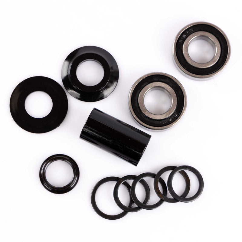 Snafu Mid Bottom Bracket - Black 19mm | BMX Bottom Bracket