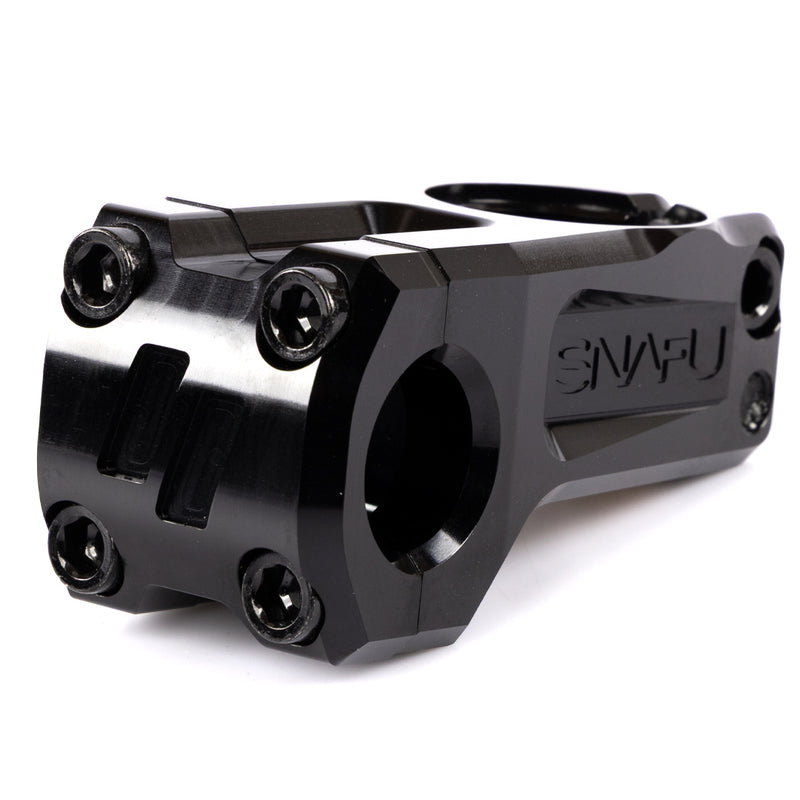 Snafu V2 Front Load Stem - Black 52mm