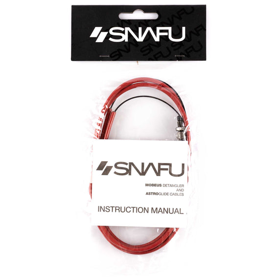 Snafu Astroglide Dual Lower Gyro Cable - Red