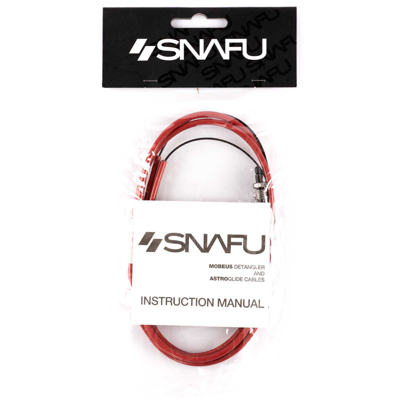 Snafu Astroglide Dual Lower Gyro Cable - Red