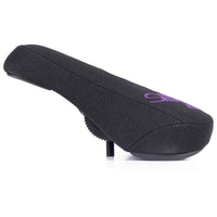 Snafu Fat Padded Pivotal Seat - Black / Purple side profile