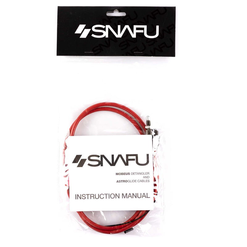 Snafu Astroglide Y Lower Gyro Cable - Red