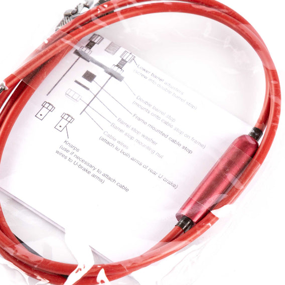 Snafu Astroglide Y Lower Gyro Cable - Red