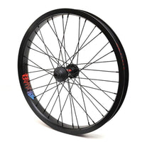 Stranger Crux V2 front wheel Black hub with black XL rim 10mm (3/8")