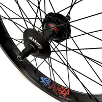 Stranger LHD Crux V2 Cassette Rear Wheel - Black Hub With Black XL Rim 9 Tooth