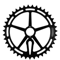 t1 logans run black bmx sprocket 39t front 