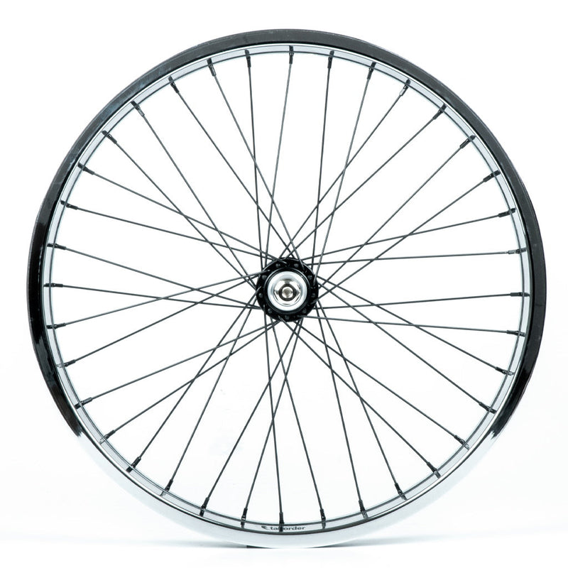 Tall Order Dynamics Front Wheel - Black Hub With Chrome Rim