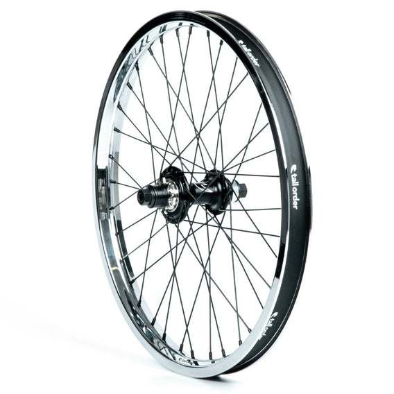 Tall Order Dynamics LHD Cassette Wheel - Black With Chrome Rim 9 Tooth