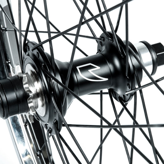 Tall Order Dynamics LHD Cassette Wheel - Black With Chrome Rim 9 Tooth