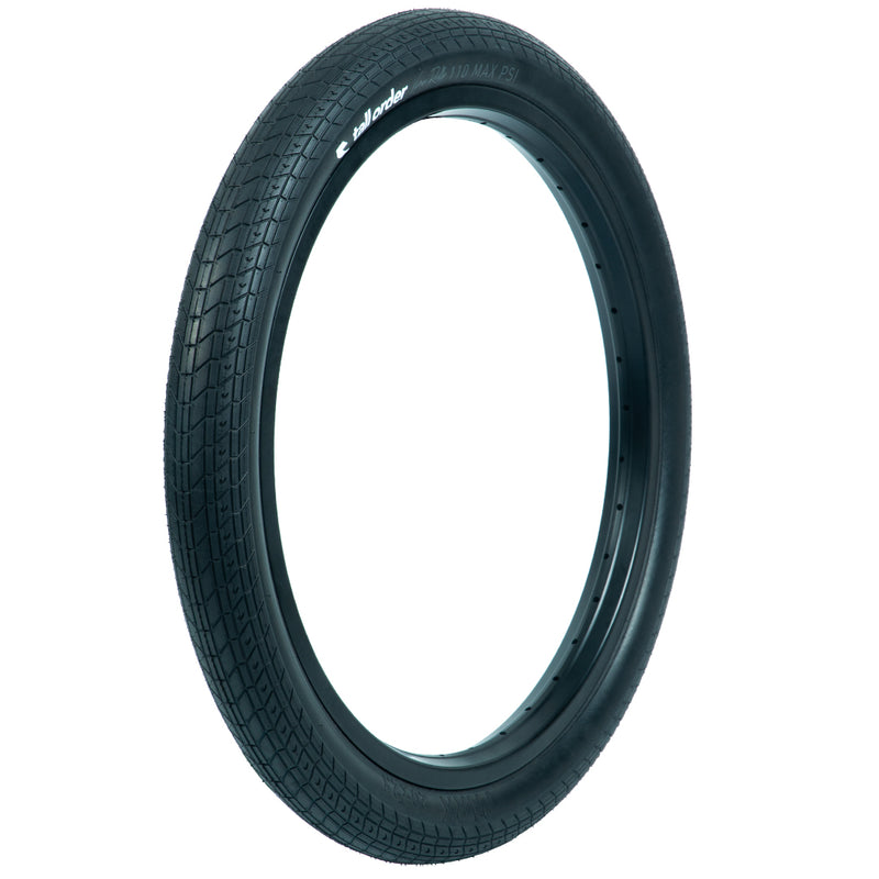 Tall Order Foldable Reilly Park Tyre - Black 2.10" on rim angled