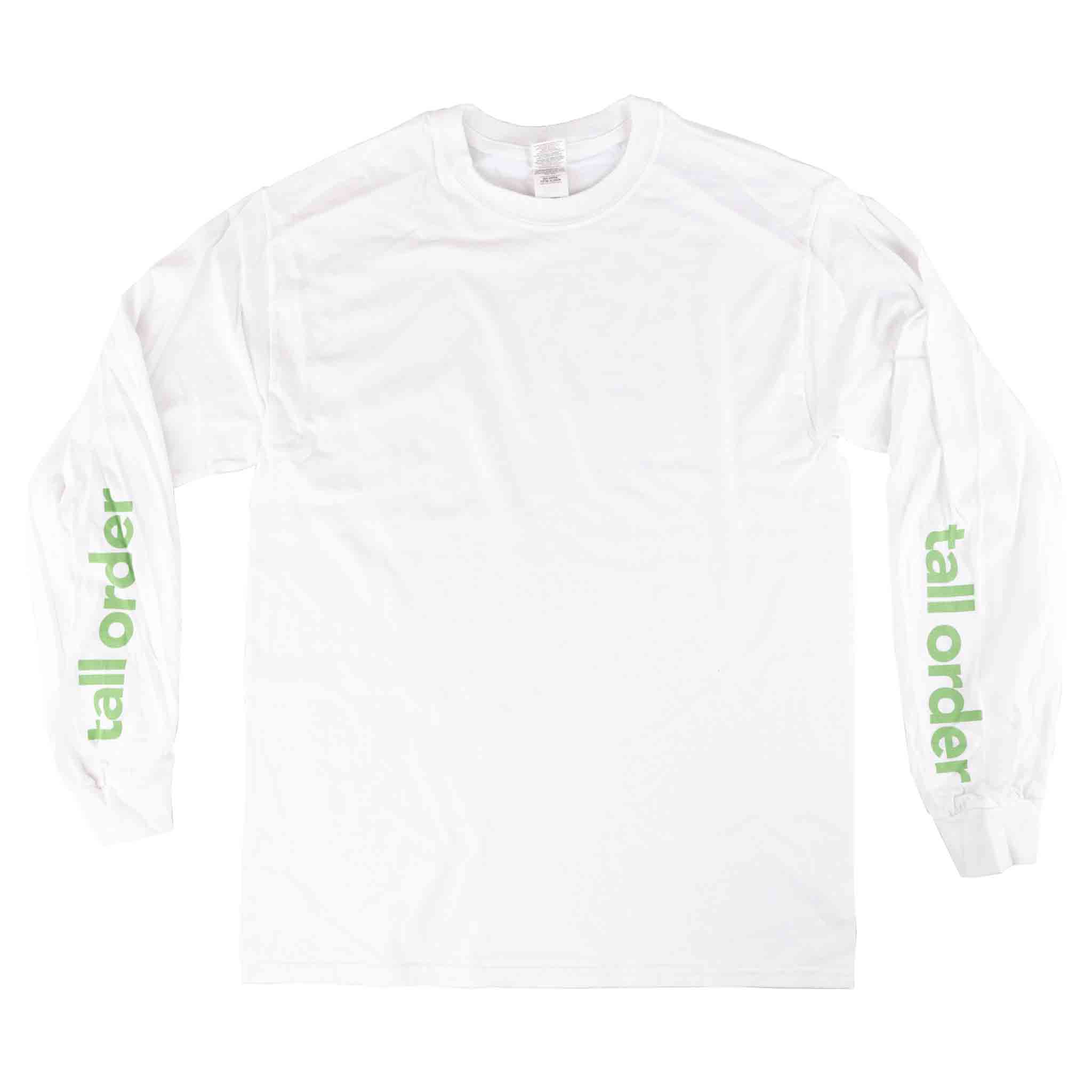 Tall Order Sleeve Logo L/S T-Shirt - White