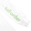 Tall Order Sleeve Logo L/S T-Shirt - White sleeve detail