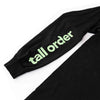 Tall Order Sleeve Logo L/S T-Shirt - Black sleeve detail 